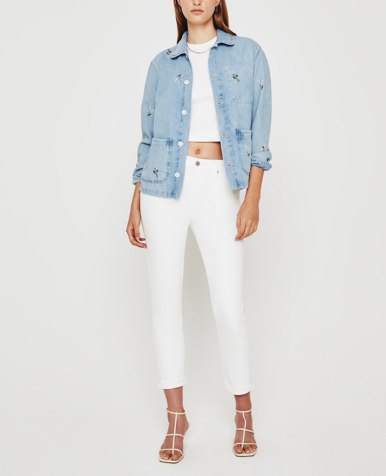 Everlee Jacket Eb Super Bloom Flower Garden Womens Top Photo 4