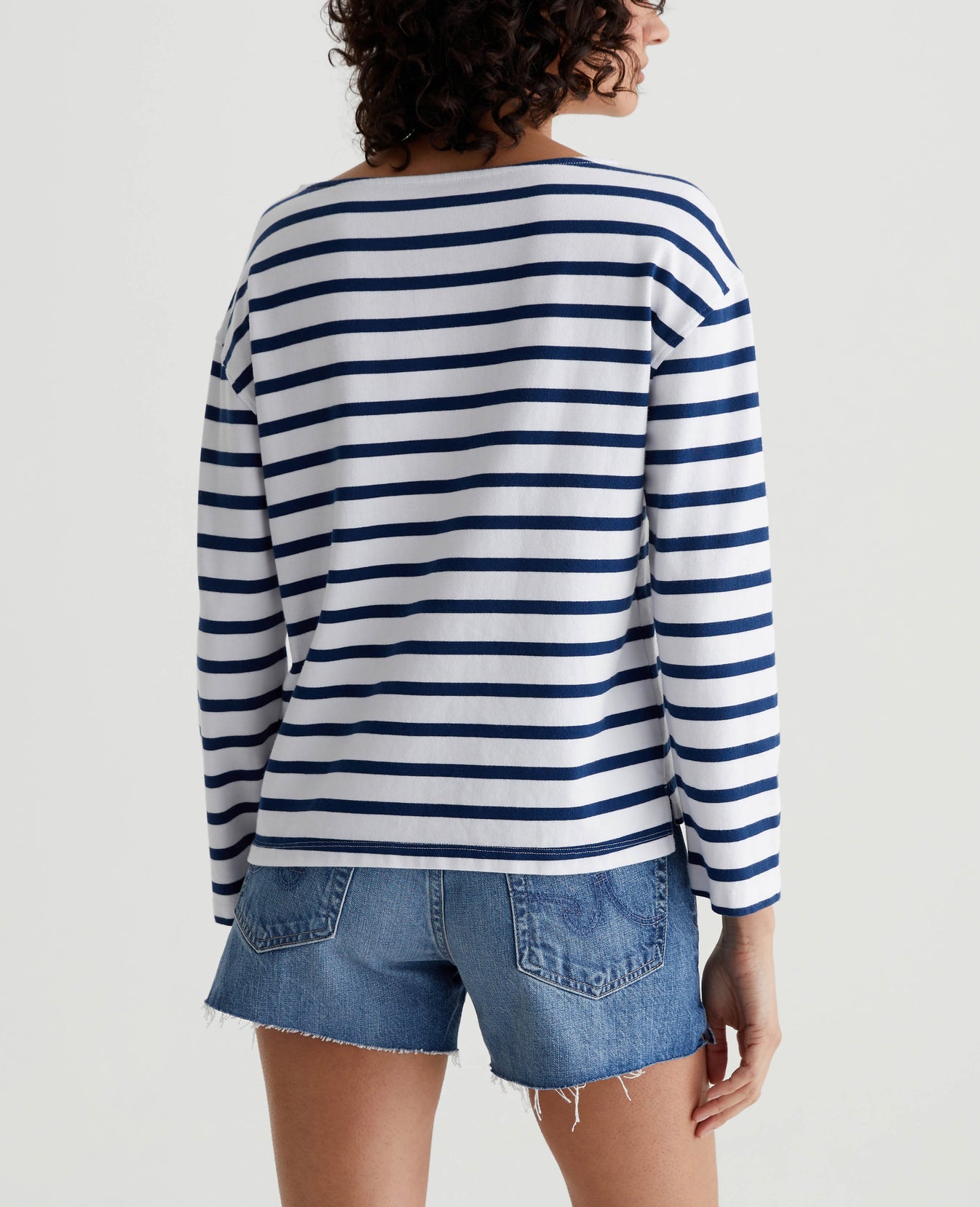 Annie True White/Navy Womens Top Photo 6