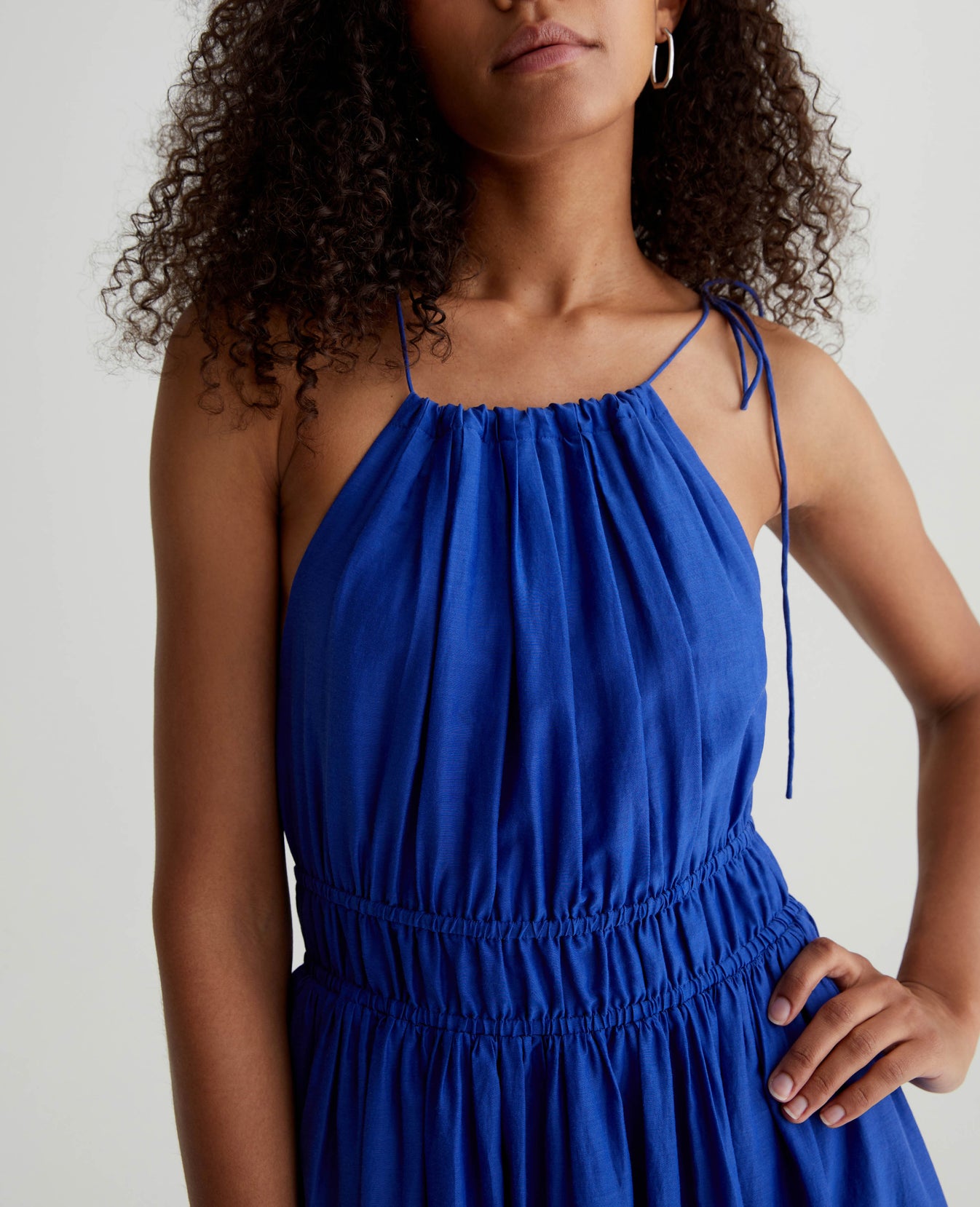 Maelle Dress Electric Blue Womens Top Photo 2