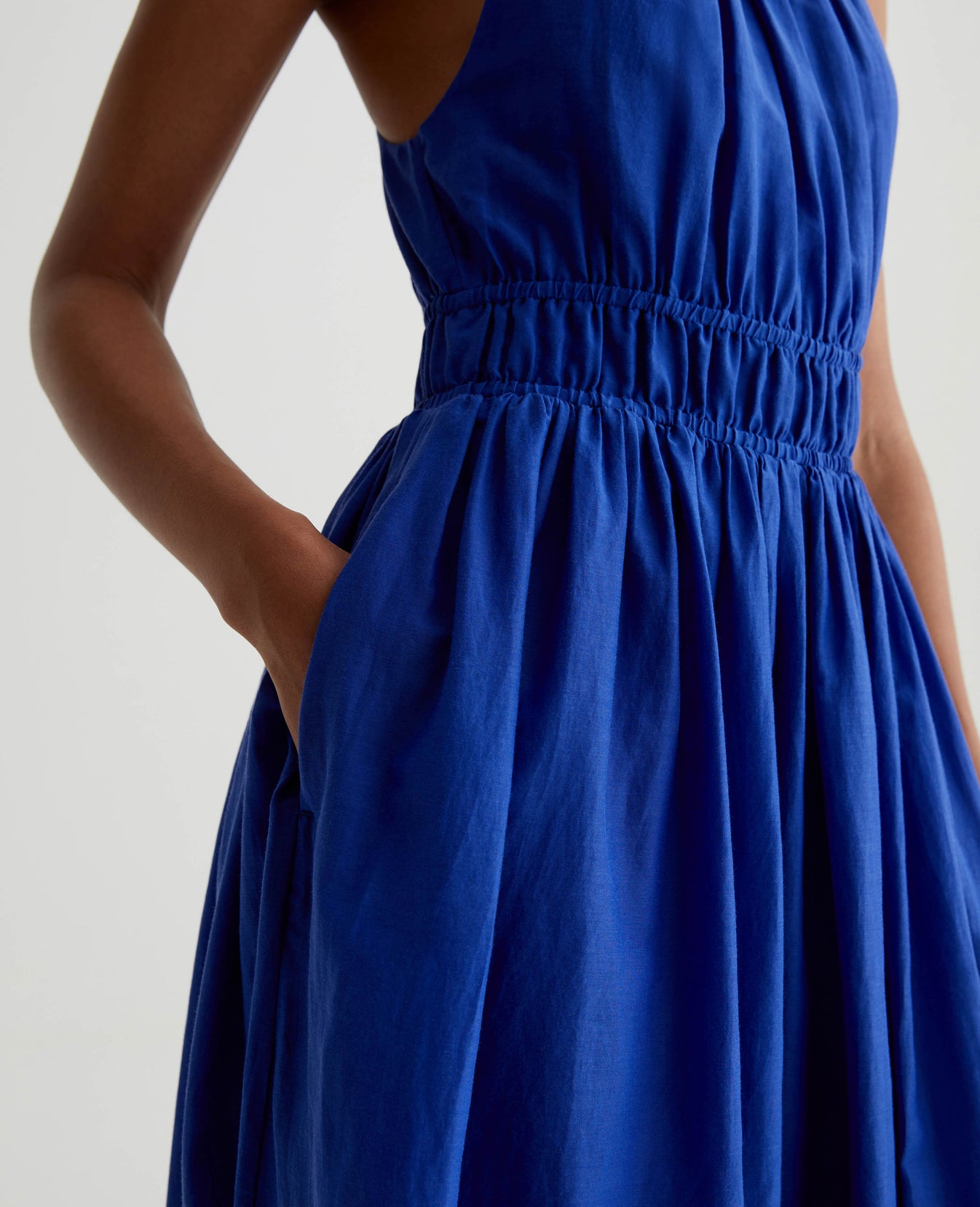 Maelle Dress Electric Blue Womens Top Photo 5