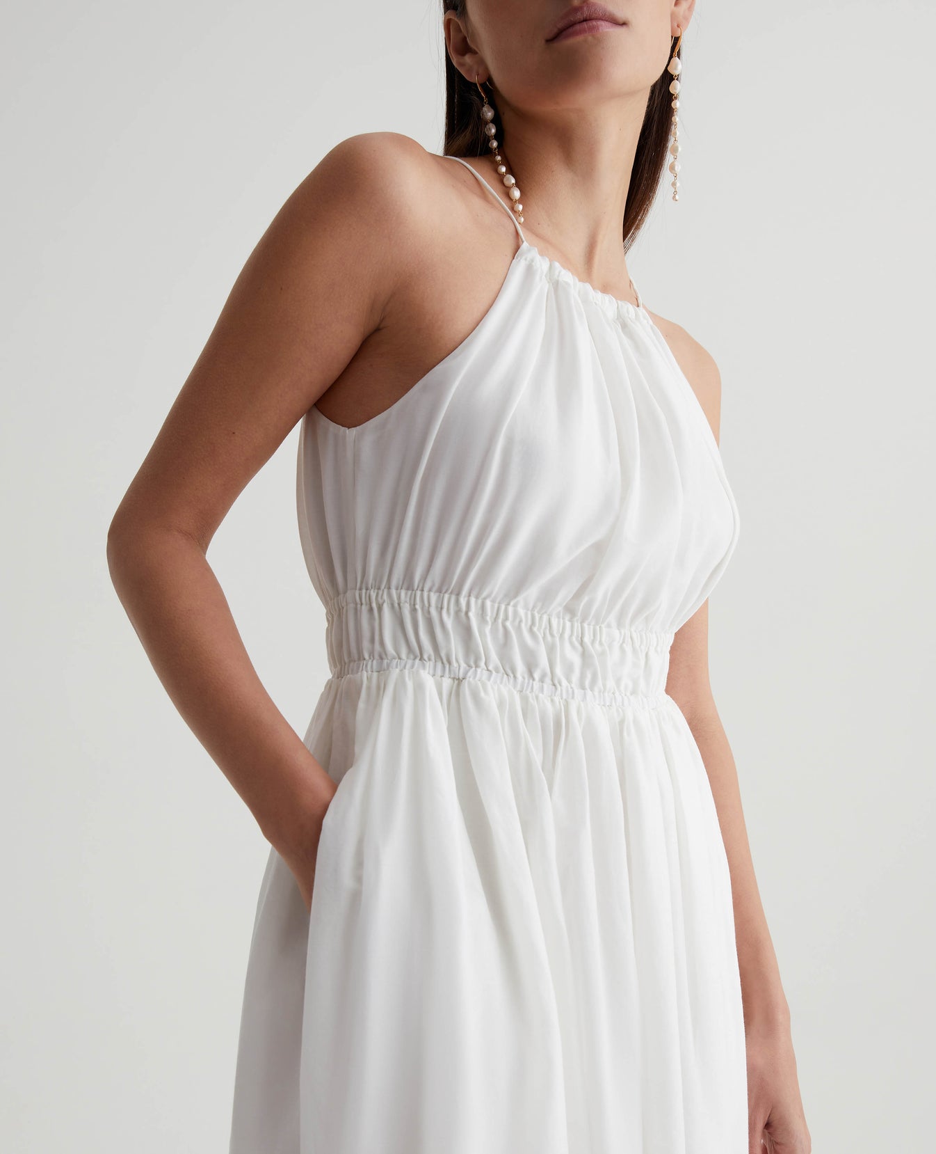 Maelle Dress Powder Womens Top Photo 3
