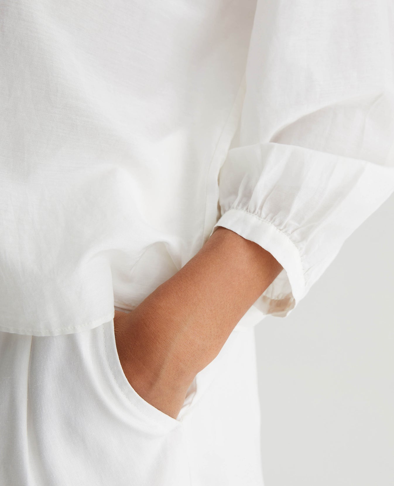 Doris Shirt Powder Womens Top Photo 5