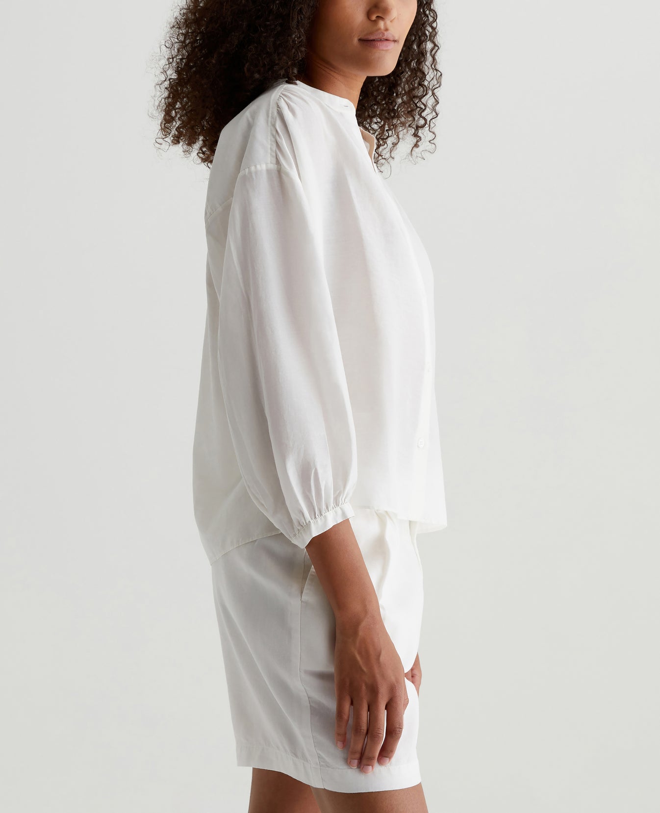 Doris Shirt Powder Womens Top Photo 6