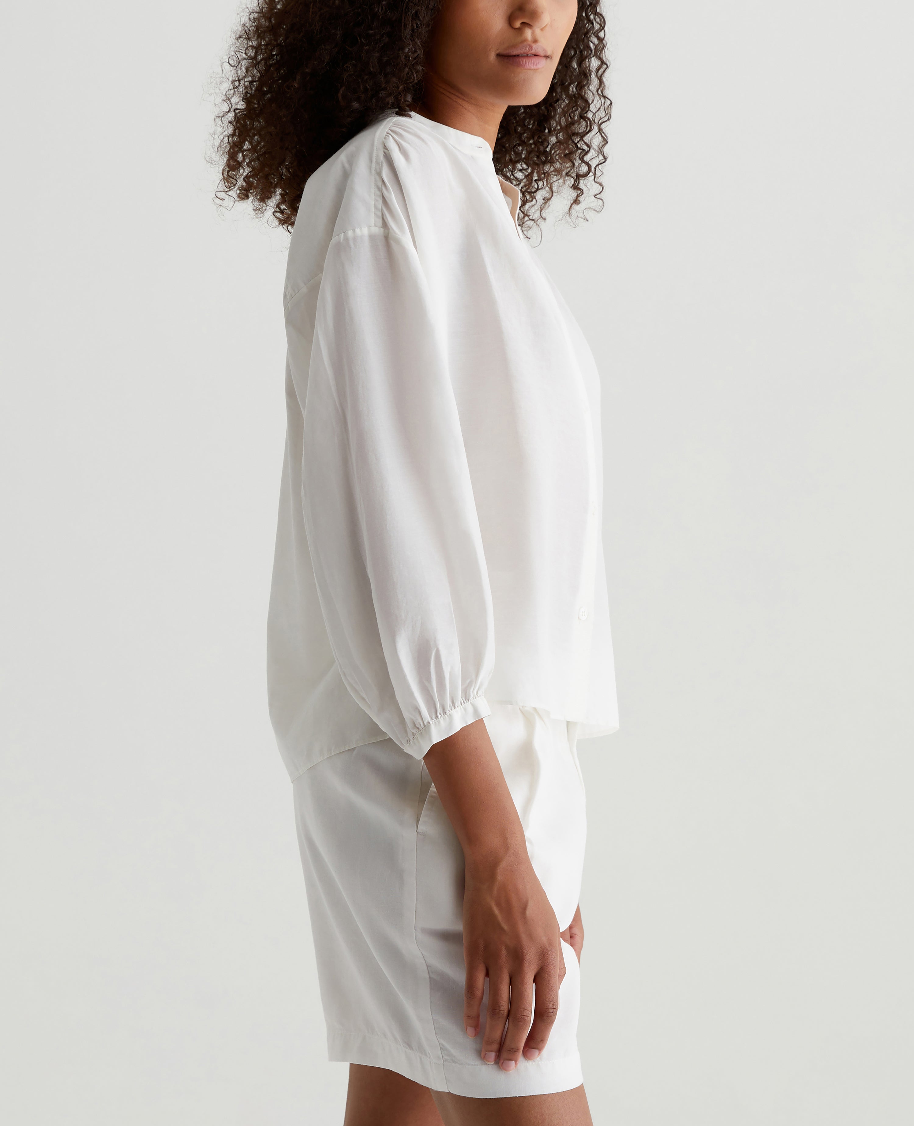 Doris Shirt Powder Womens Top Photo 6