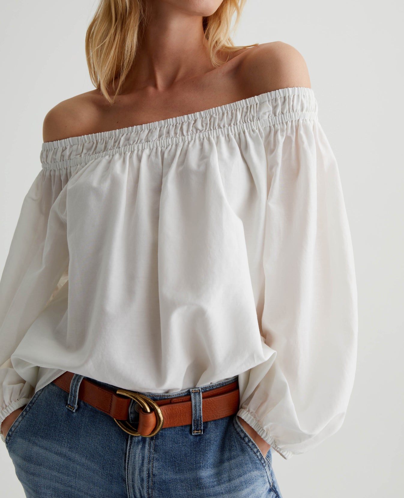 Carroline Top Powder Womens Top Photo 6