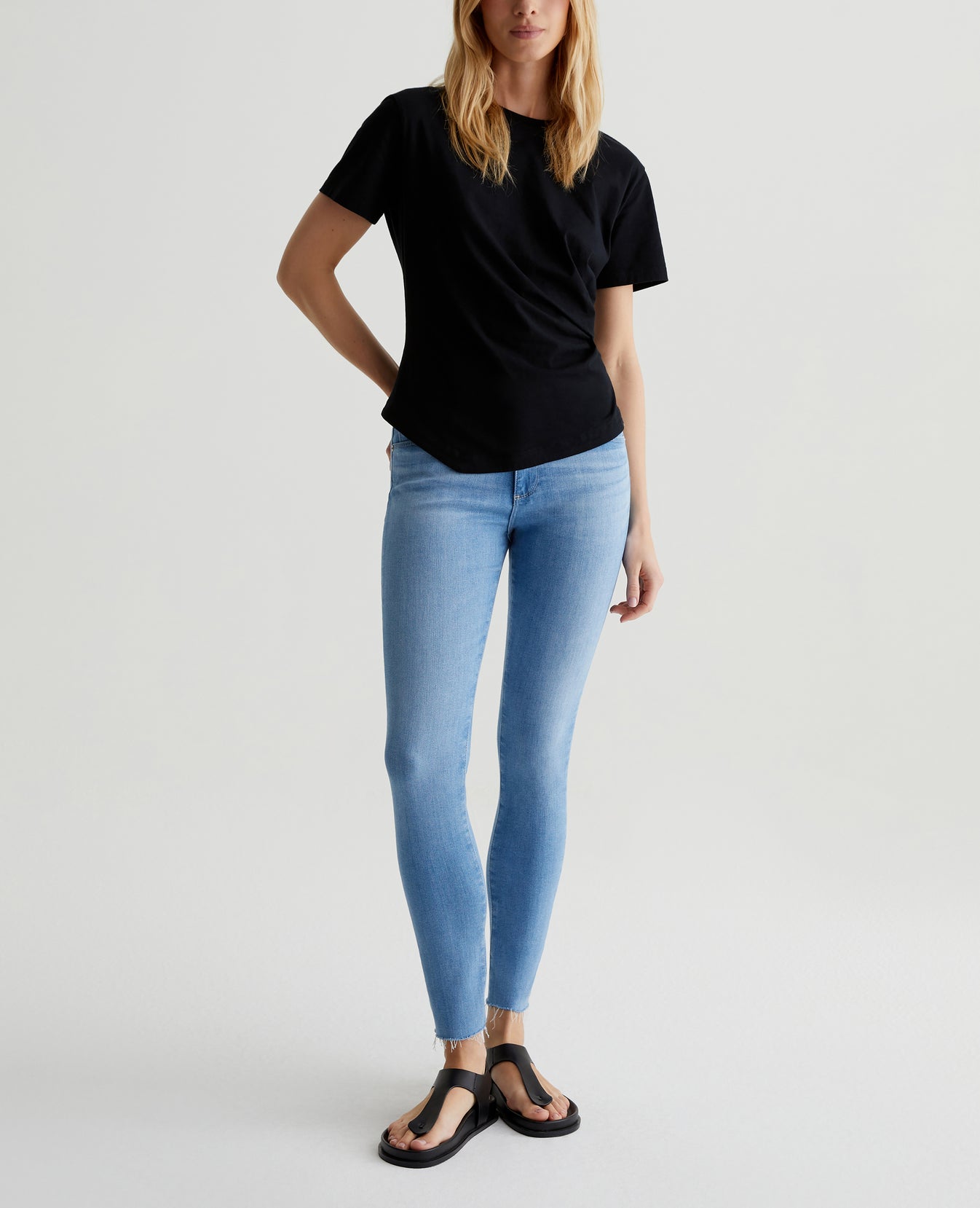 Farrah Skinny Ankle Palm Beach Womens Bottom Photo 1