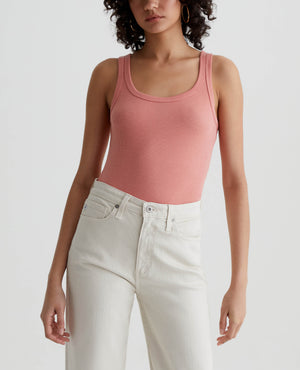 Kura Tank Pink Peach Womens Top Photo 2