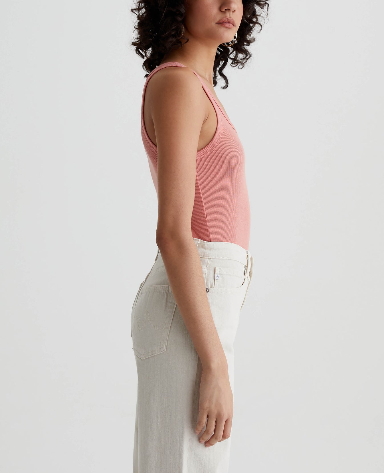 Kura Tank Pink Peach Womens Top Photo 4