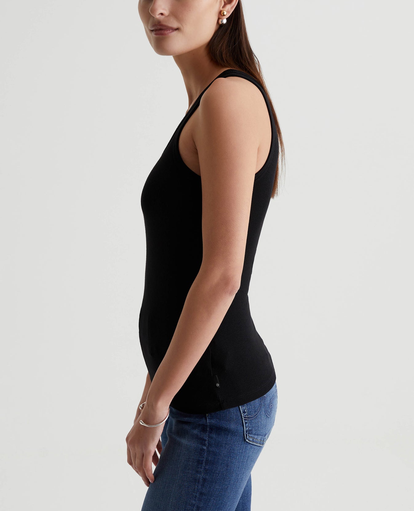 Kura Tank True Black Womens Top Photo 4