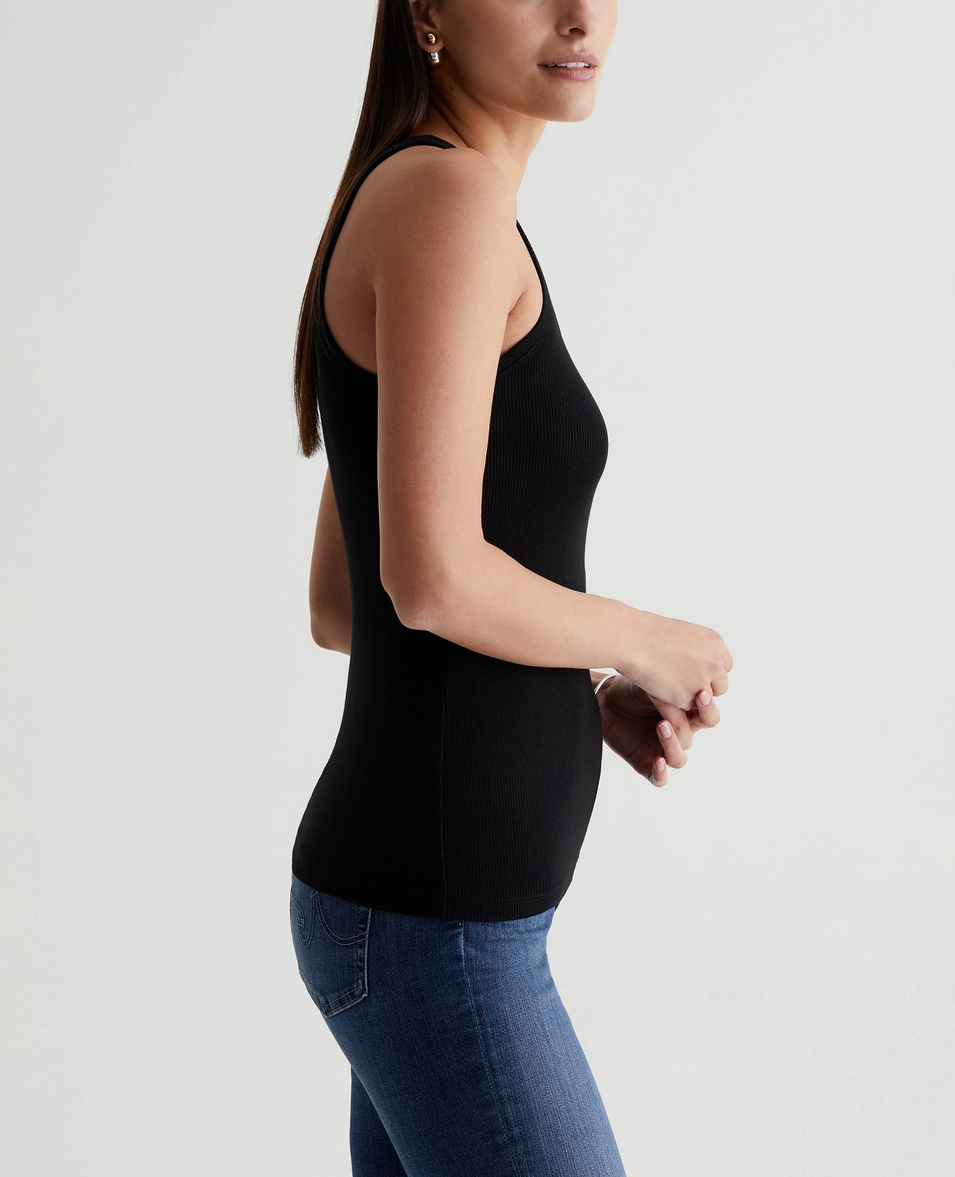 Kura Tank True Black Womens Top Photo 5