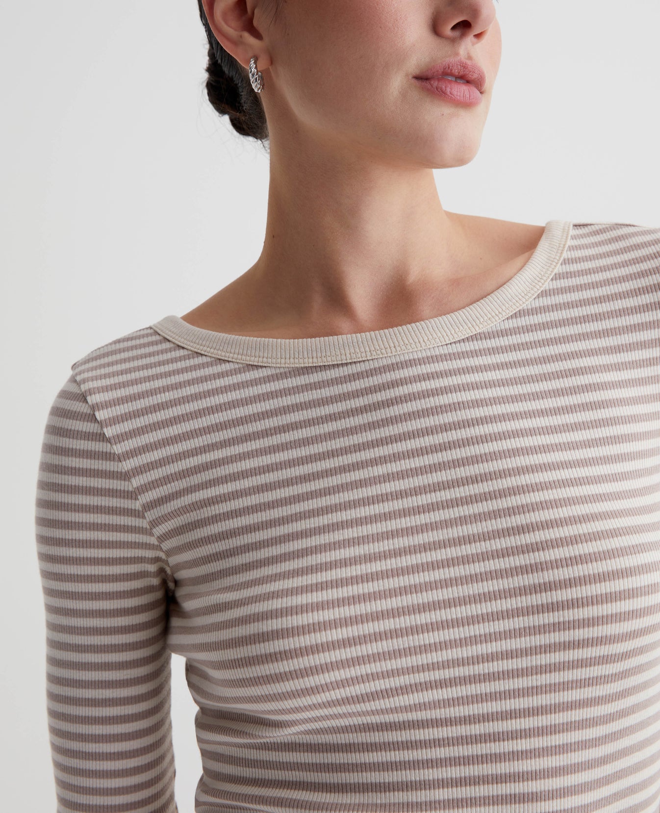 Diana Top Bengal Stripe Ex-White/Desert Womens Top Photo 3