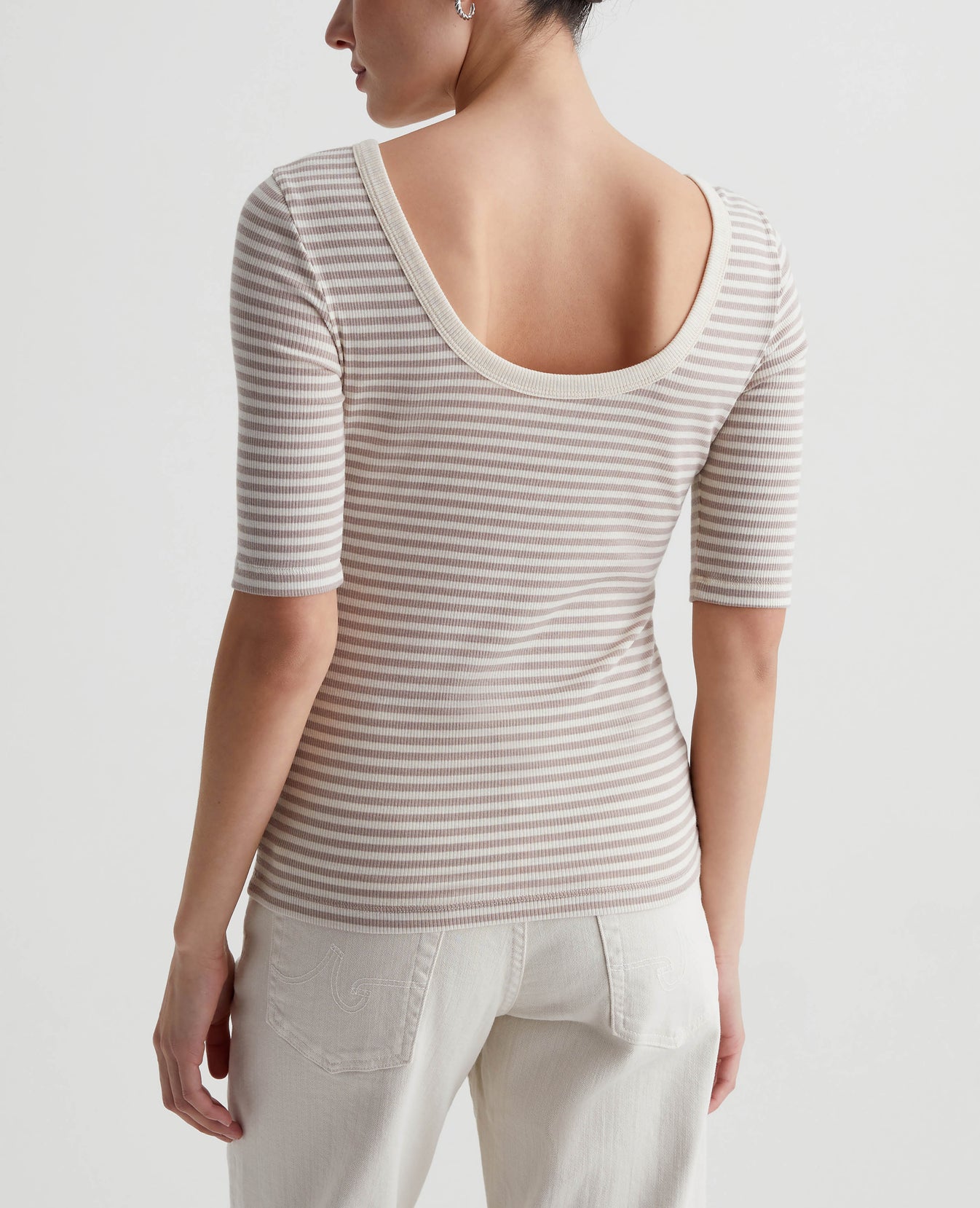 Diana Top Bengal Stripe Ex-White/Desert Womens Top Photo 6