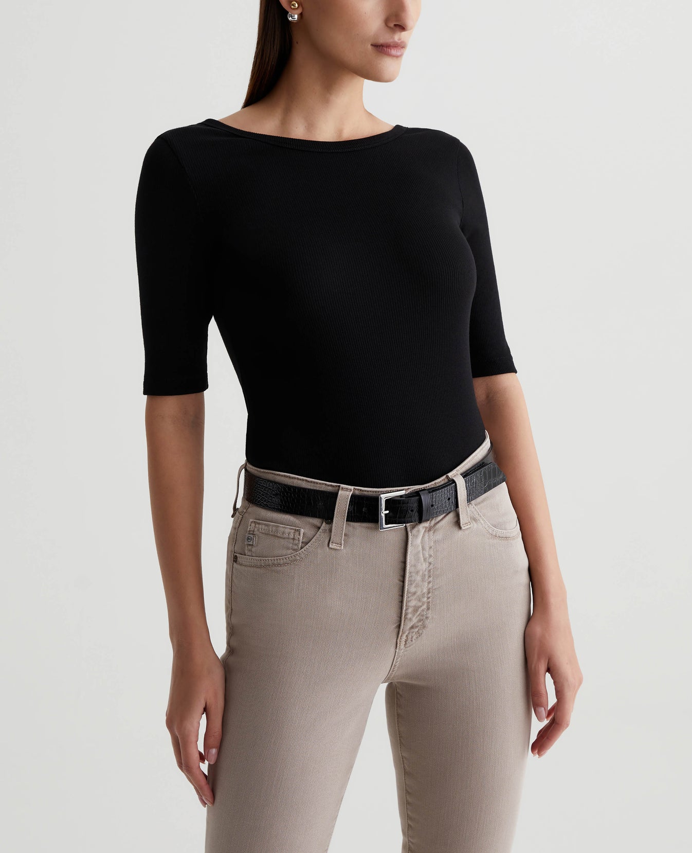 Diana Top True Black Womens Top Photo 1