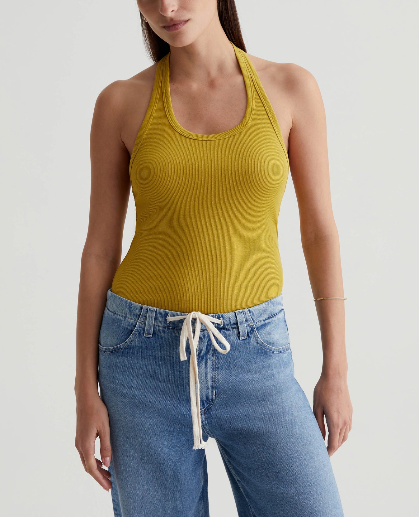 Jay Halter Martini Olive Womens Top Photo 1