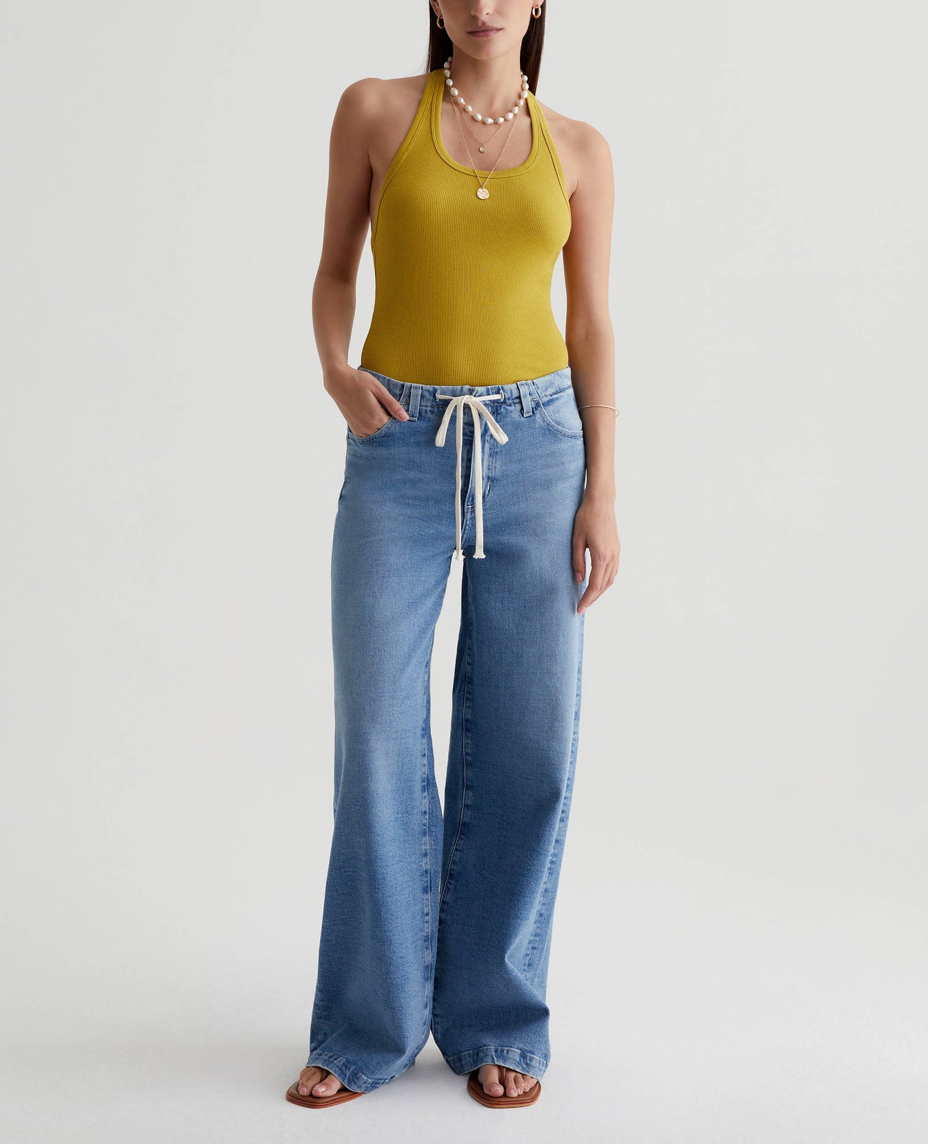 Jay Halter Martini Olive Womens Top Photo 4