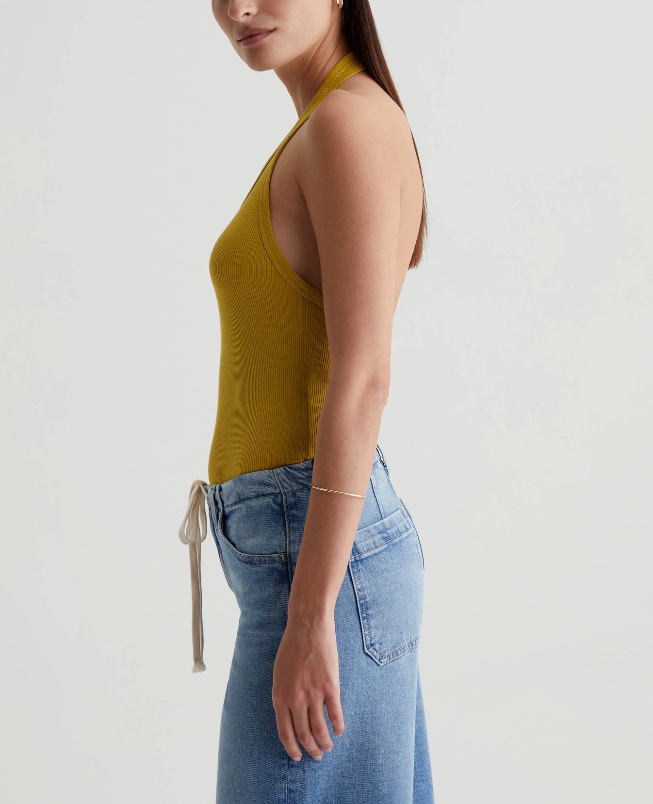 Jay Halter Martini Olive Womens Top Photo 5