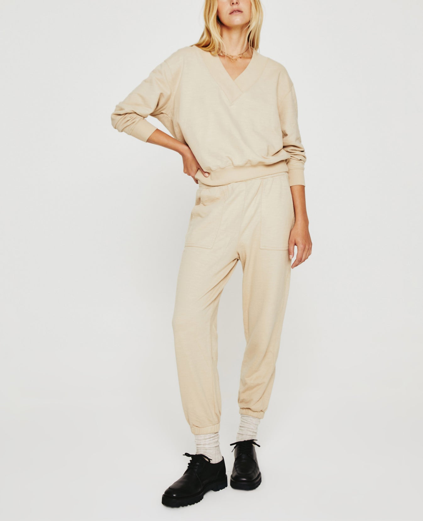 Nova Sweatpant Yuma Sand Womens Top Photo 1