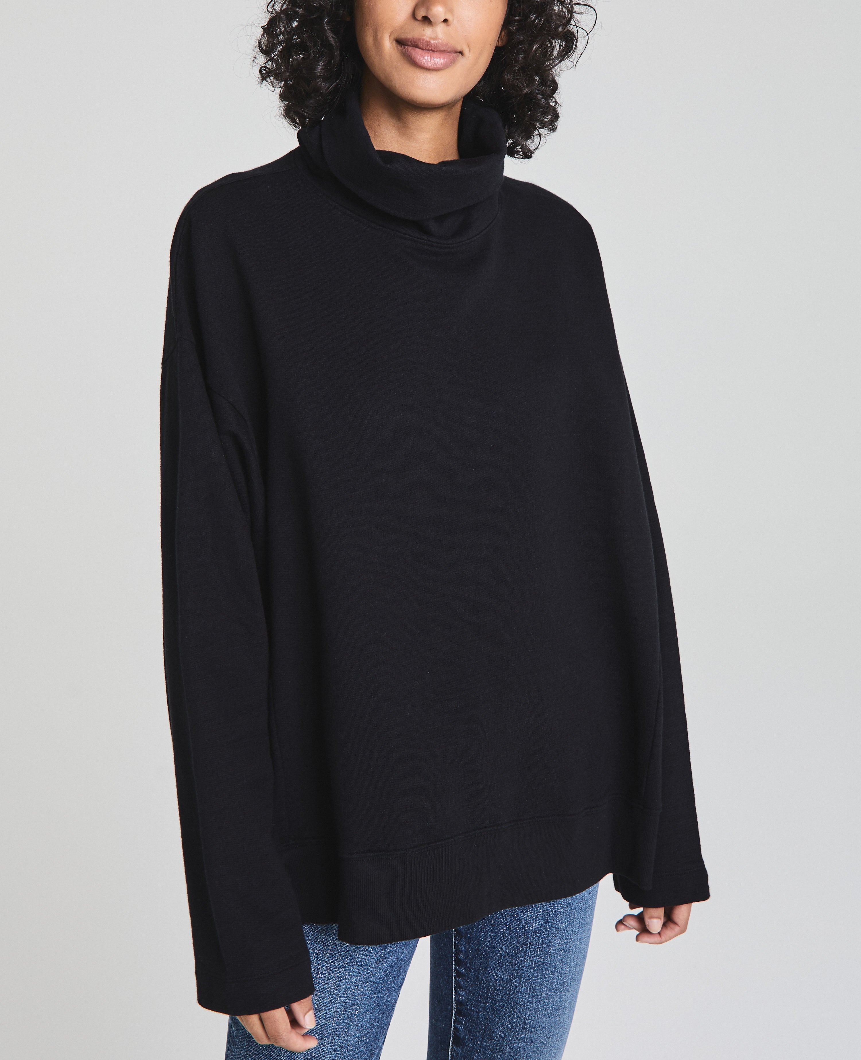 トップス ENNOY TURTLENECK SWEAT BLACK M トップス ENNOY TURTLENECK SWEAT BLACK M Slim Fit Fine-knit