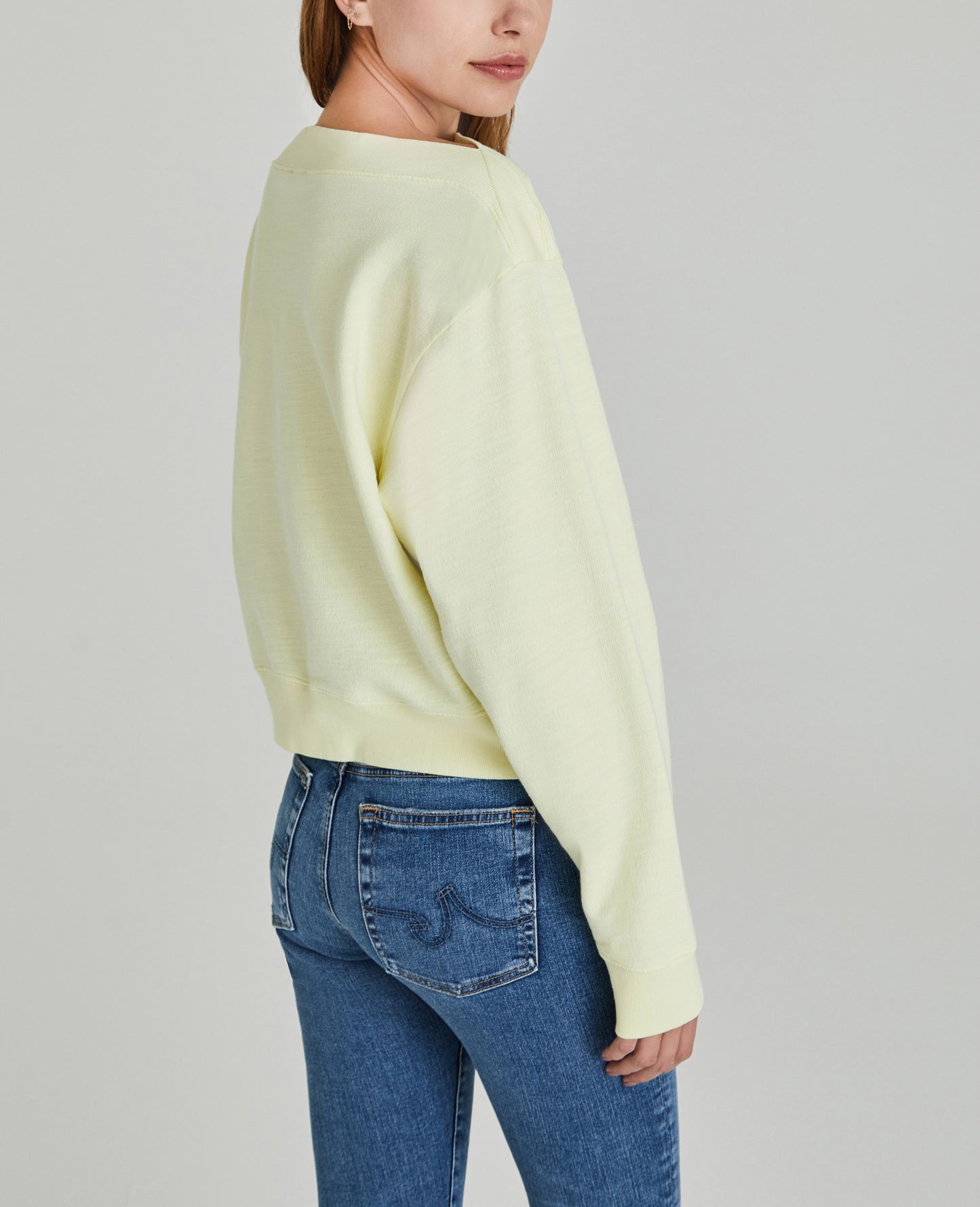 Cyra Sweatshirt Citrus Mist Snap Button Sweatshirt Women Tops Photo 6