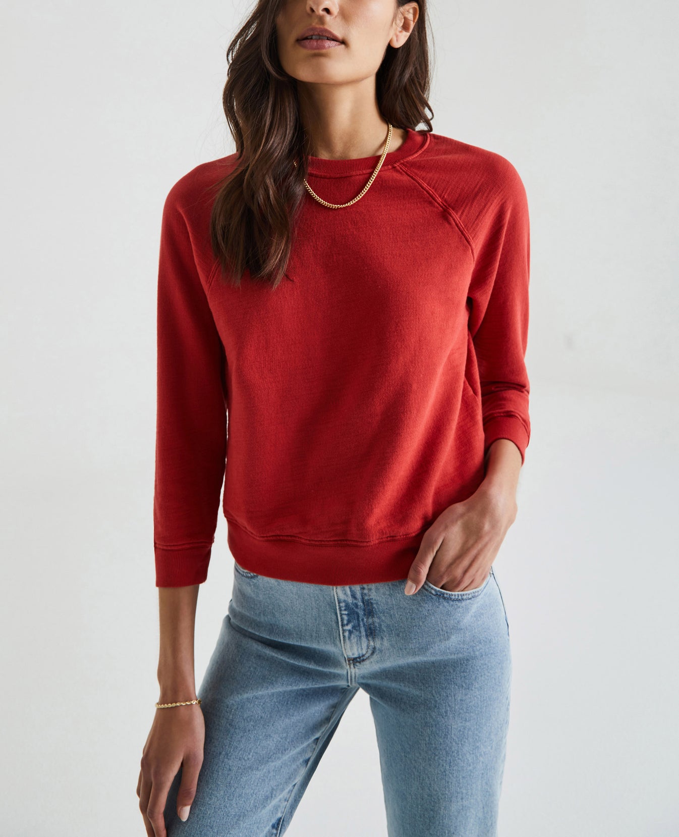 Jadyn Sweatshirt Canyon Ridge Vintage Sweatshirt Women Tops Photo 1