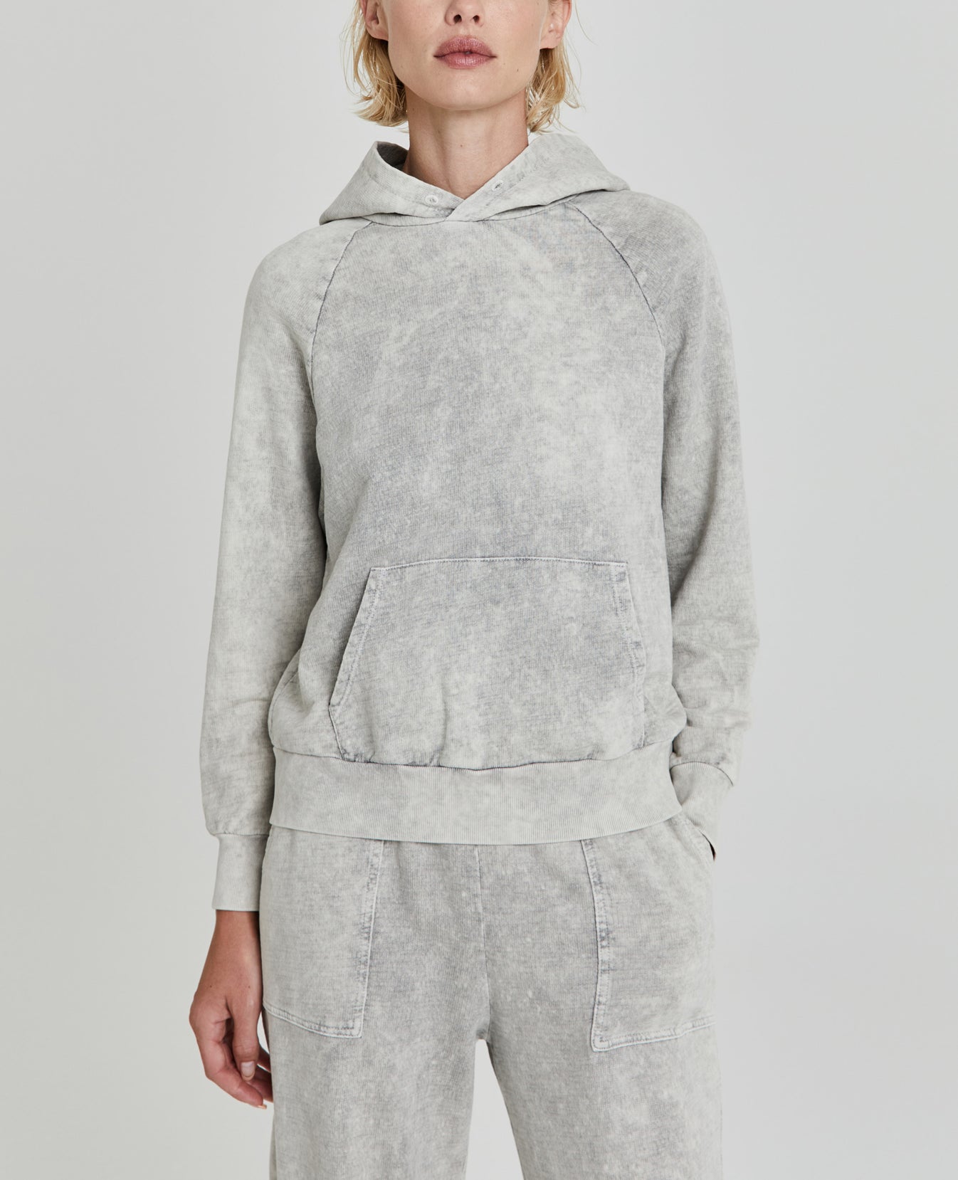 Cali Hoodie Moonwash Florence Fog Vintage Hooded Sweatshirt Women Tops Photo 1