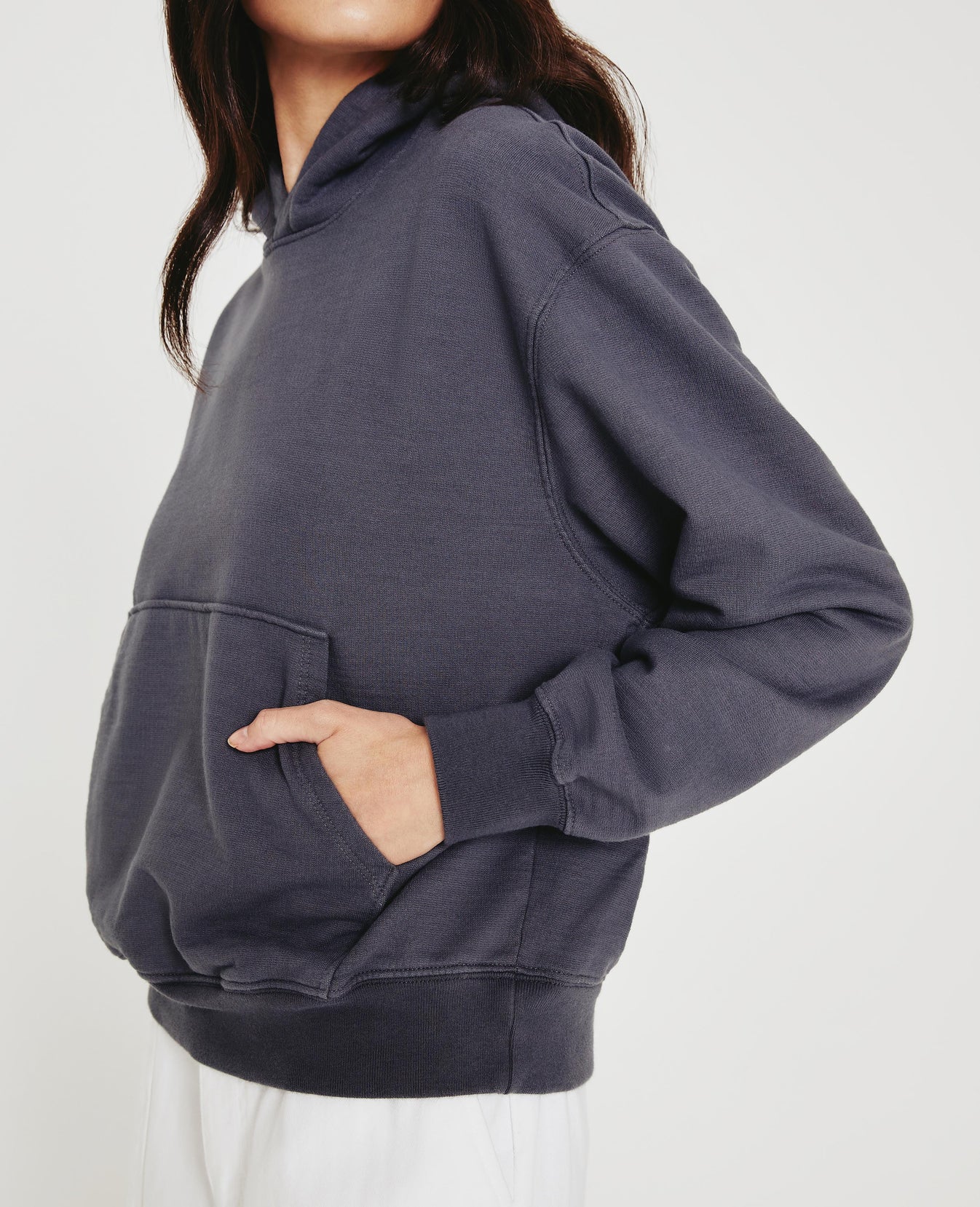Nova Hoodie Slate Sky Relaxed Hoodie Women Top Photo 4