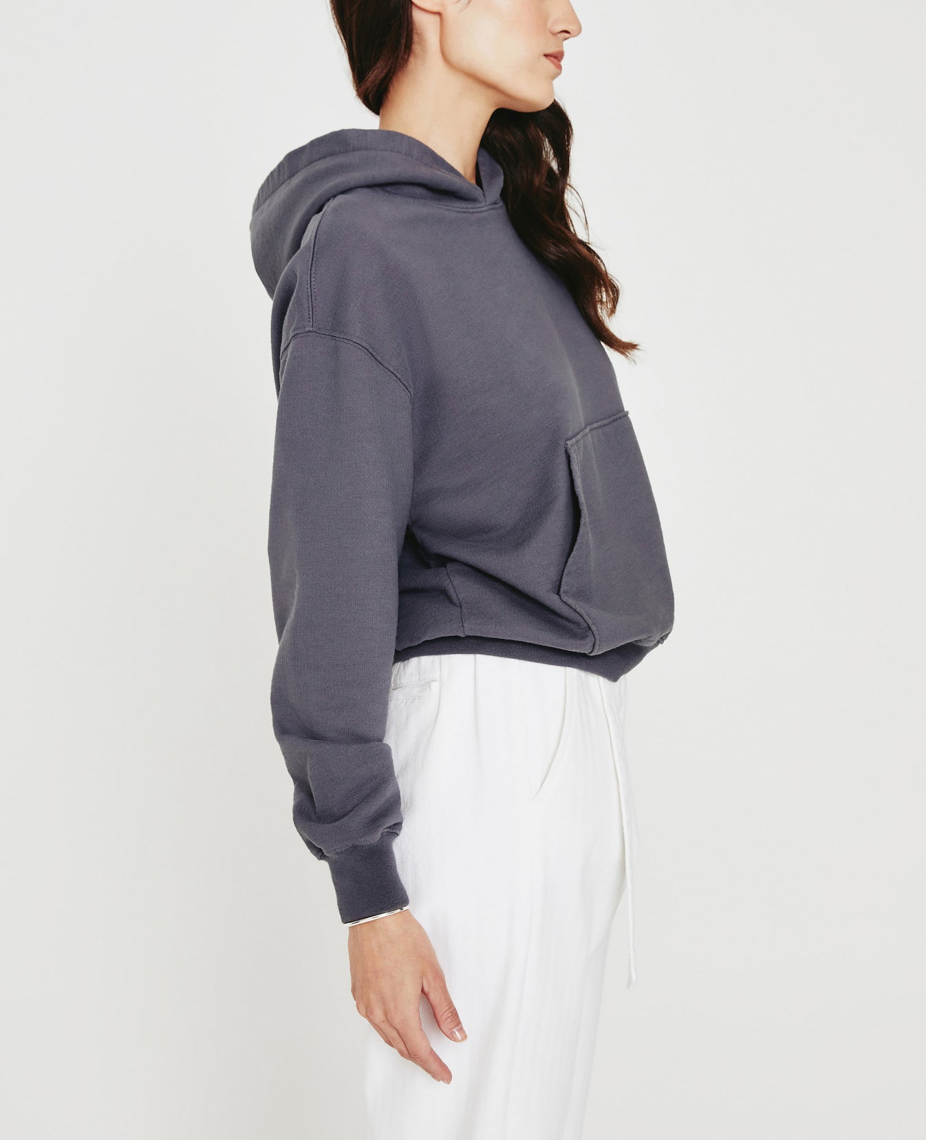 Nova Hoodie Slate Sky Relaxed Hoodie Women Top Photo 5