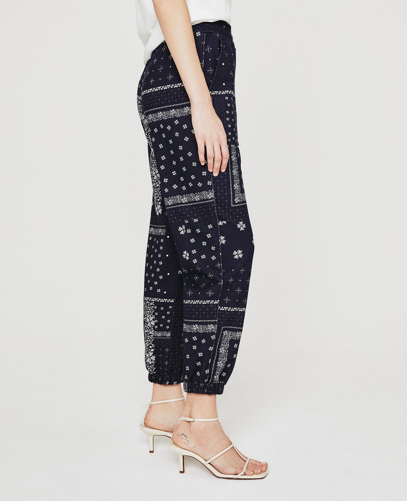 Nova Sweatpant Ag Bandana Deep Navy Womens Bottom Photo 5