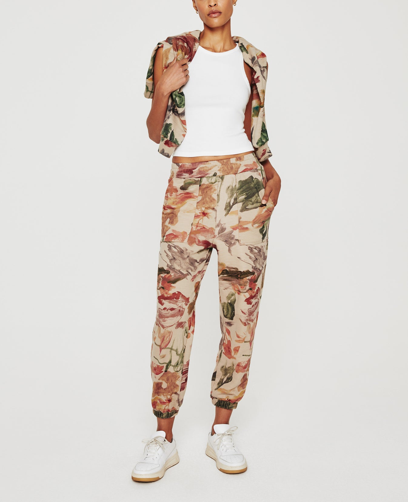 Nova Sweatpant Garden Camo Neutral Multi Womens Top Photo 1