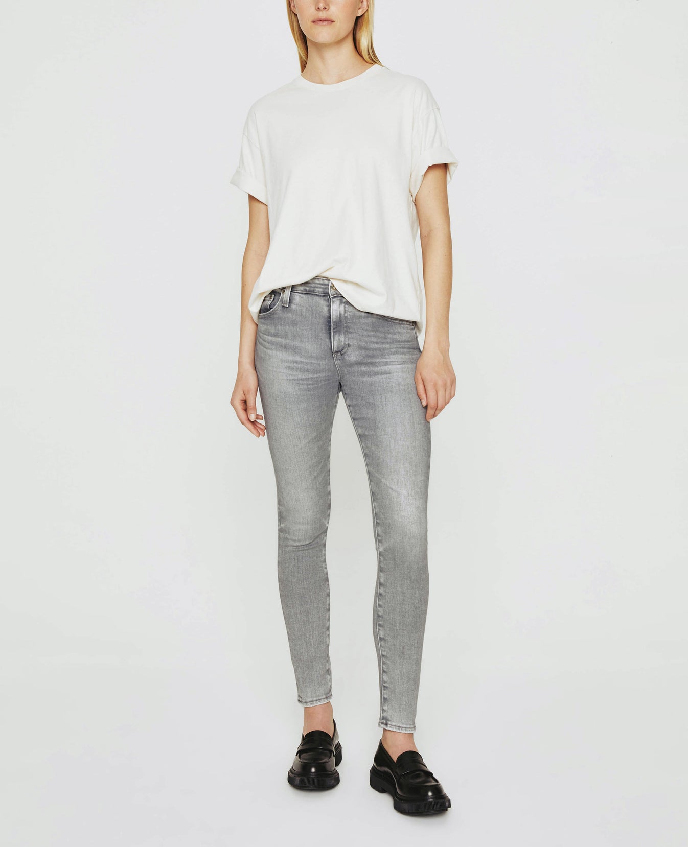 Farrah Skinny Ankle Vapor Wash Vapor Wash 22 Years Cast Shadow Womens Bottom Photo 1