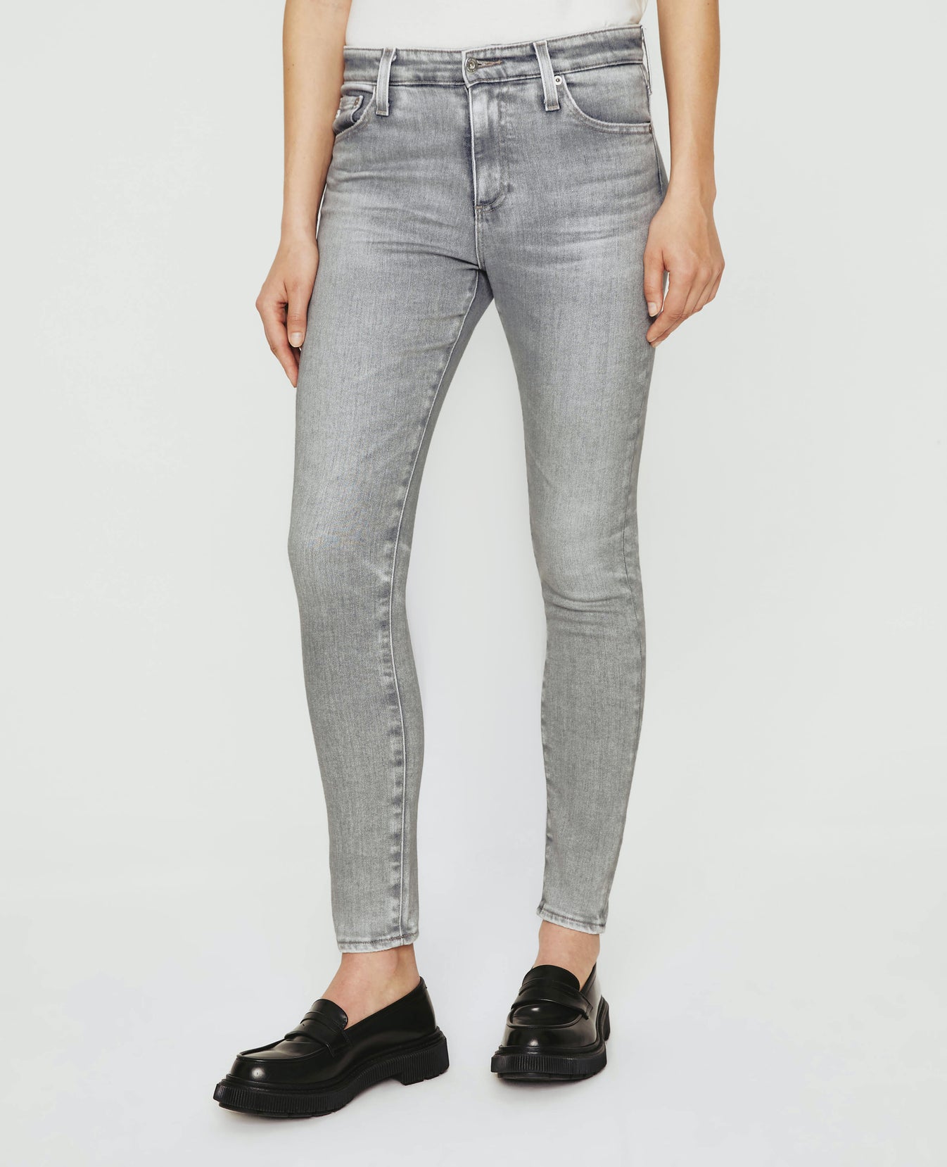 Farrah Skinny Ankle Vapor Wash Vapor Wash 22 Years Cast Shadow Womens Bottom Photo 2