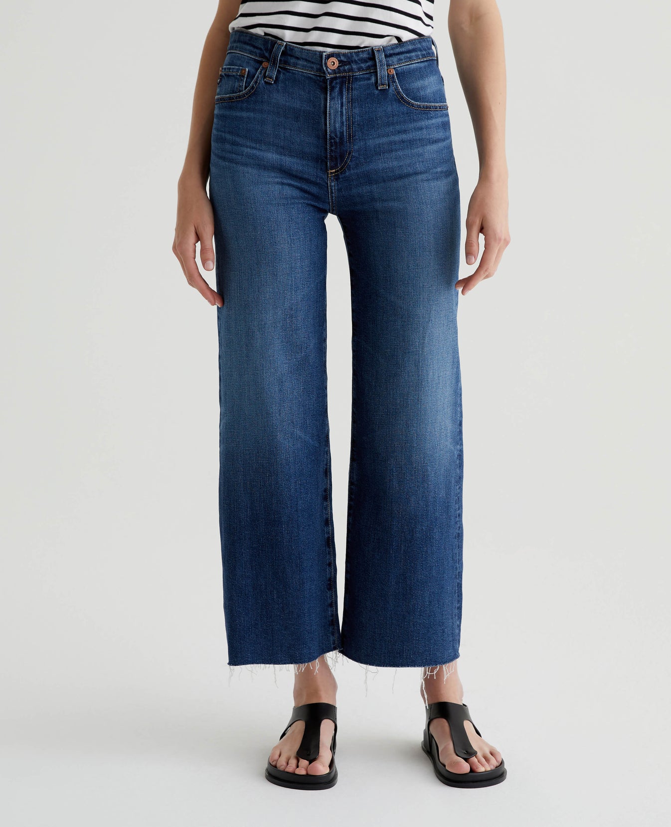 Saige Wide Leg Crop Plume Womens Bottom Photo 2