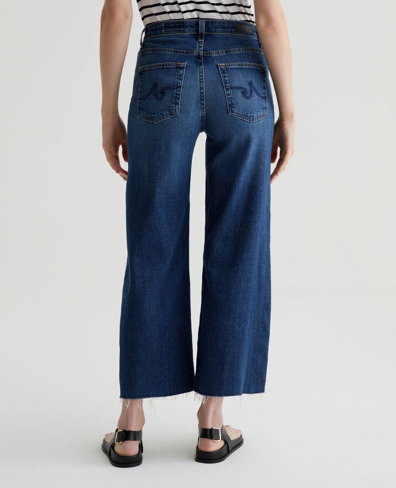 Saige Wide Leg Crop Plume Womens Bottom Photo 7