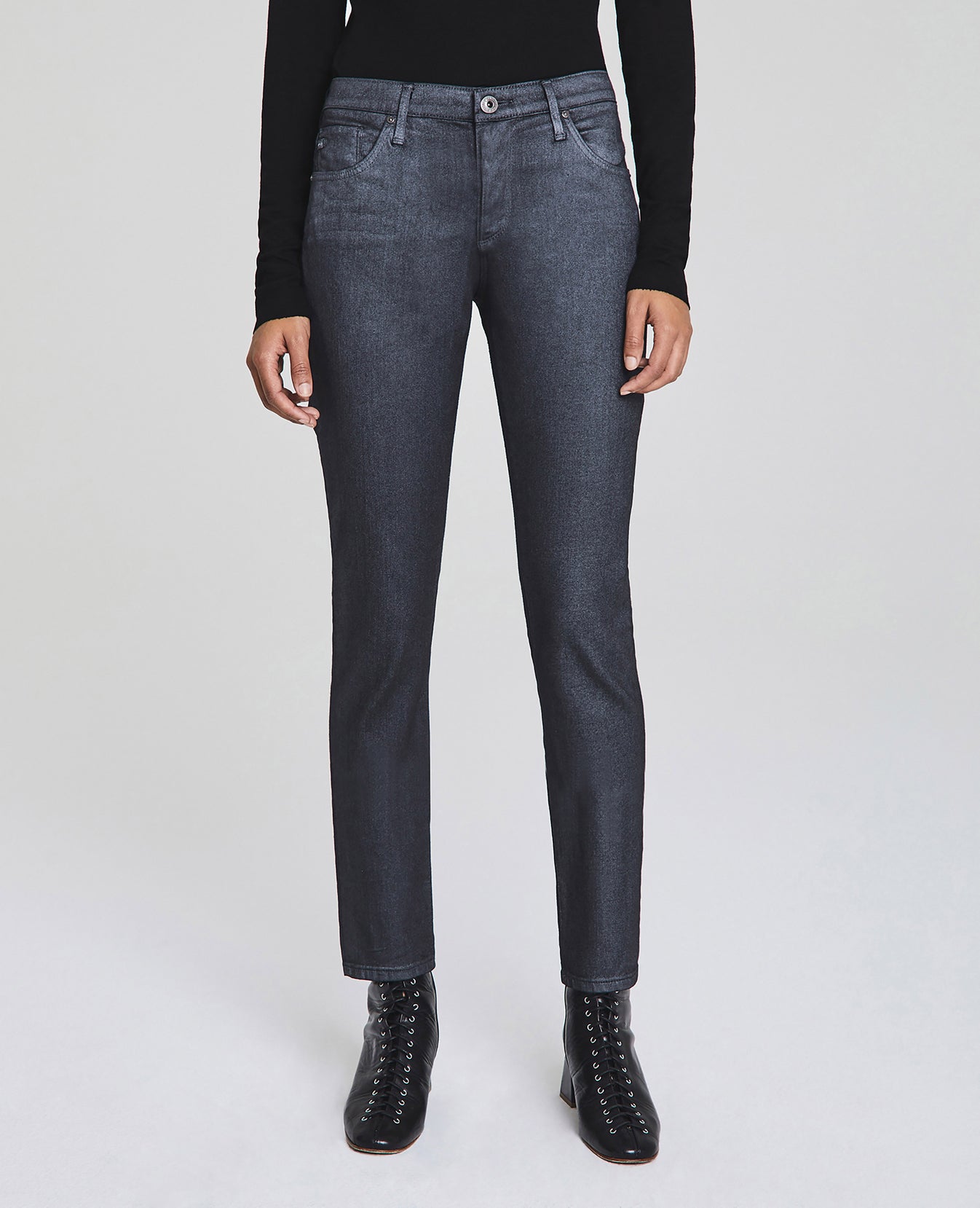 Prima Ankle Preserved Cigarette Ankle Women Bottoms Photo 2