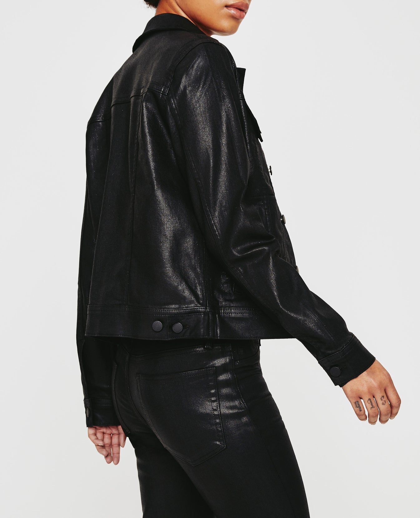 Mya Jacket Luminous Super Black Womens Top Photo 6