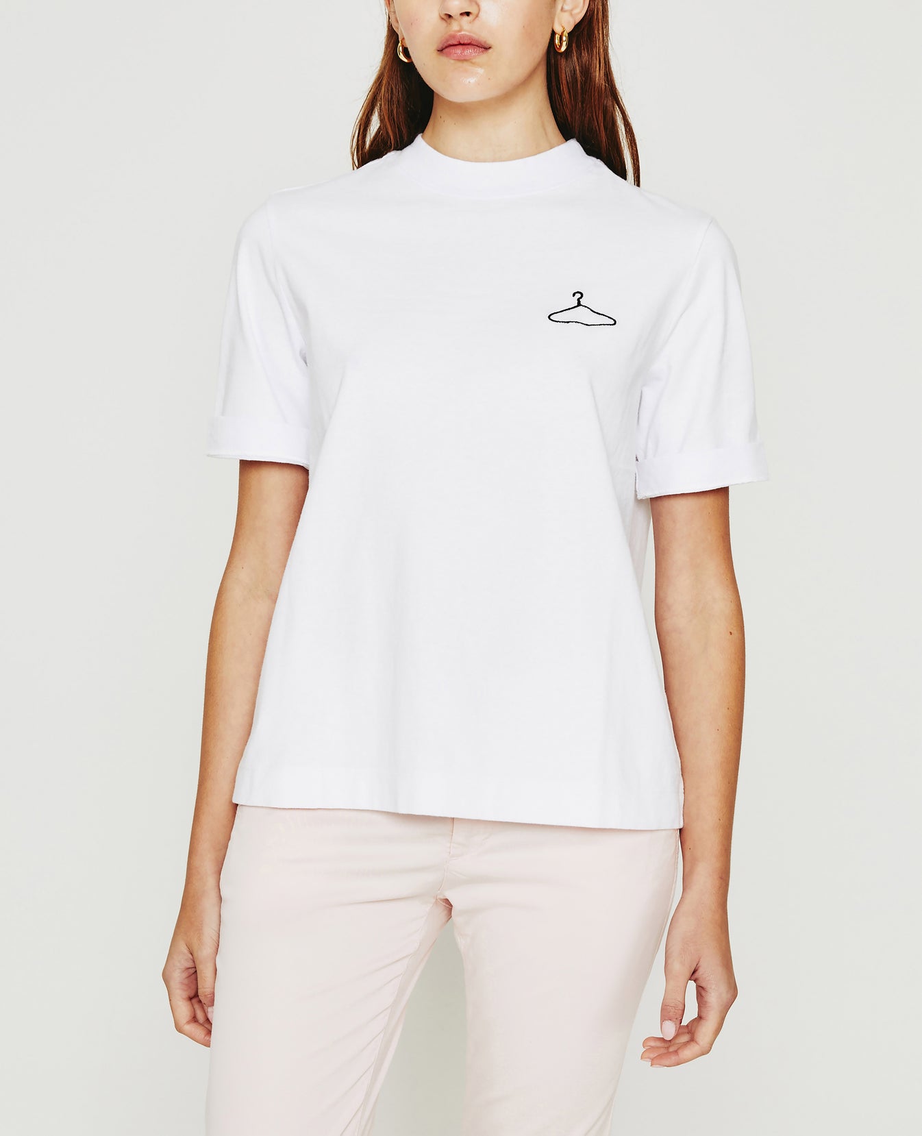 Yoni Tee True White Short Sleeve Tee Women Tops Photo 1