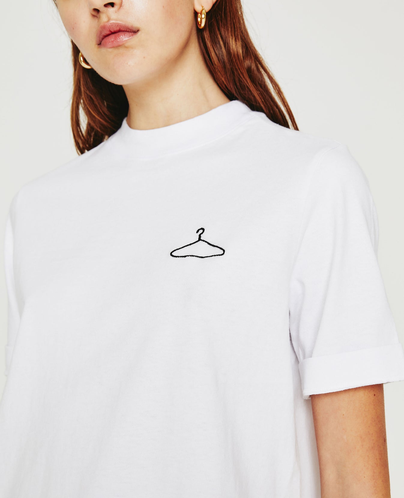 Yoni Tee True White Short Sleeve Tee Women Tops Photo 3