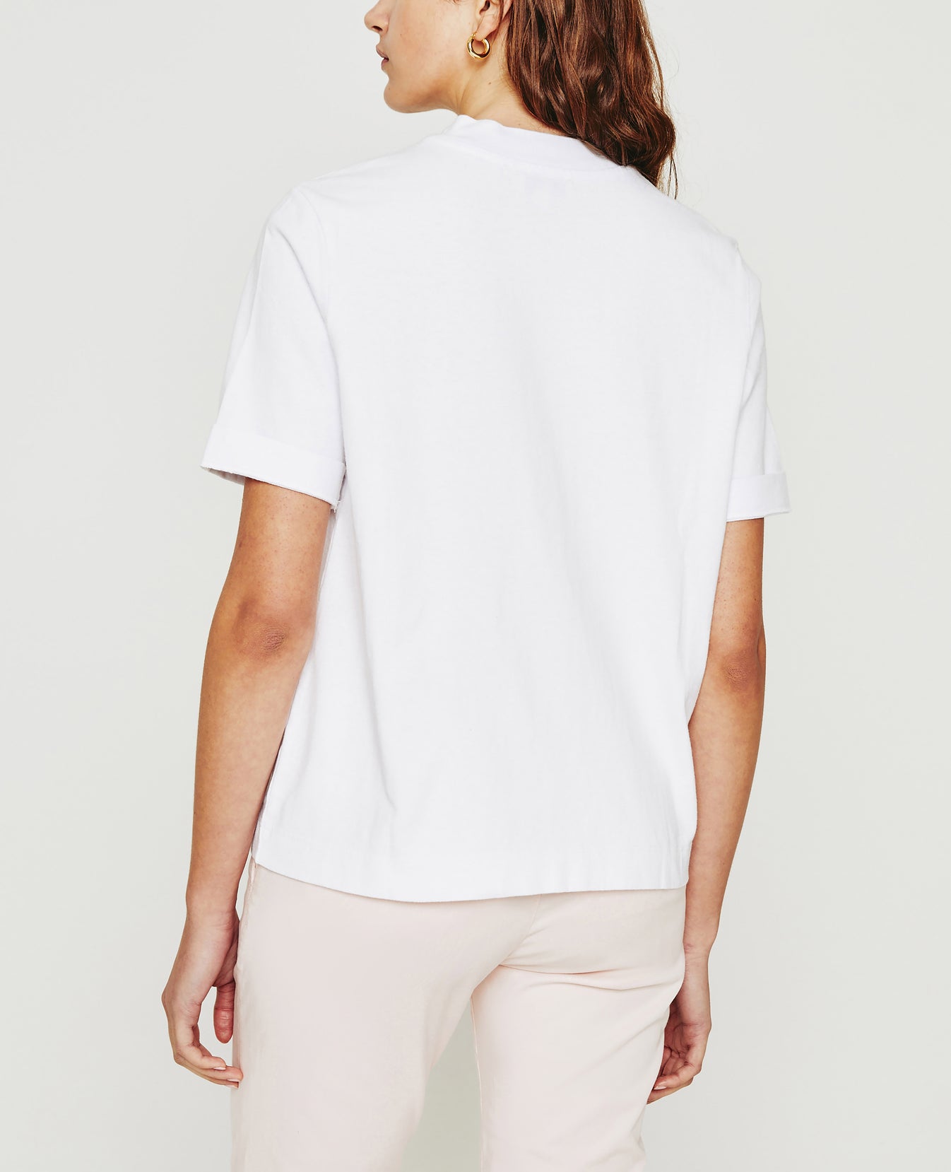 Yoni Tee True White Short Sleeve Tee Women Tops Photo 6