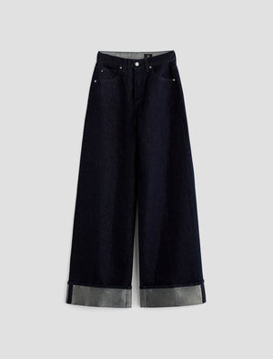 Deven Glimmer High-Rise Ultra Wide Leg Women Bottom Photo 9