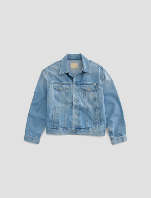 Ramie Siren Oversized Trucker Jacket Women Top Photo 9