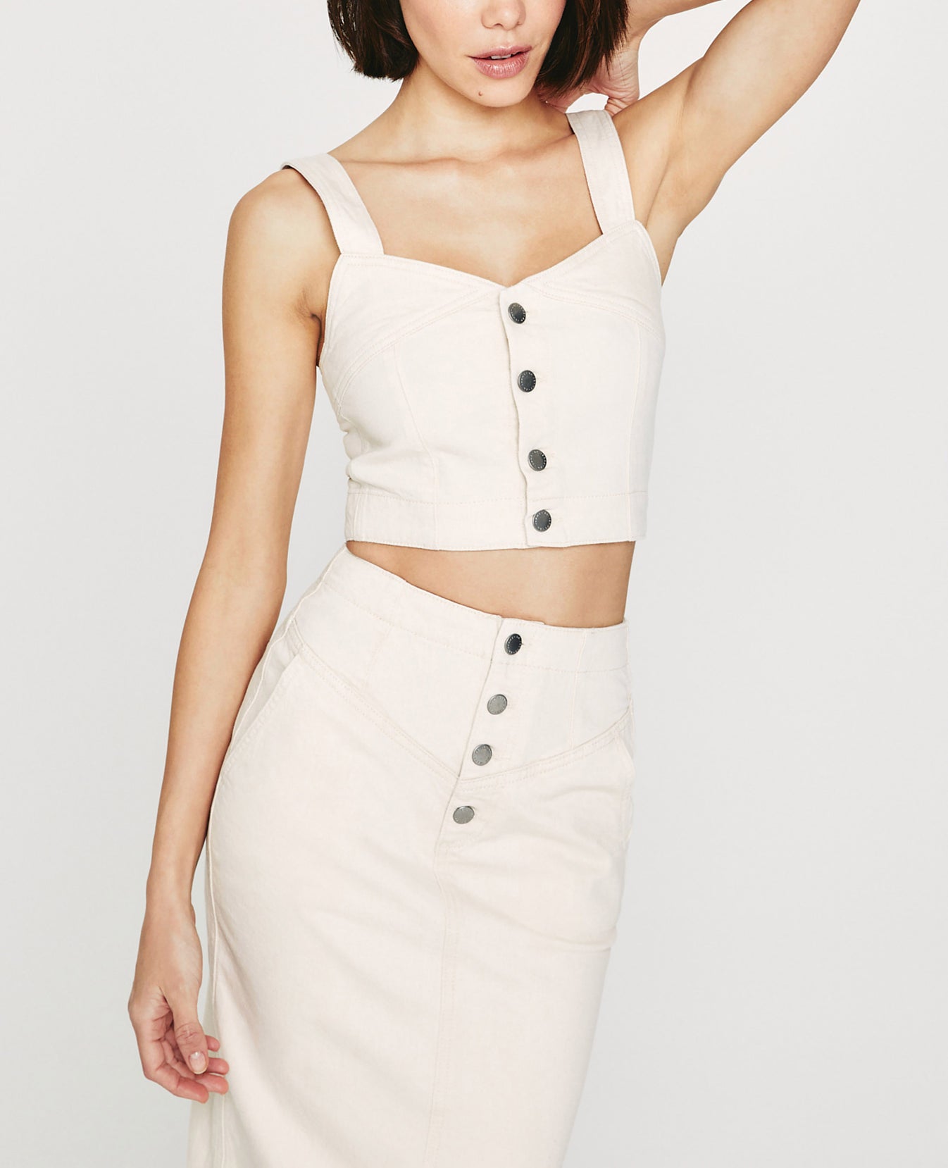 Hebe Ecru Dunes Bustier Top Women Tops Photo 4