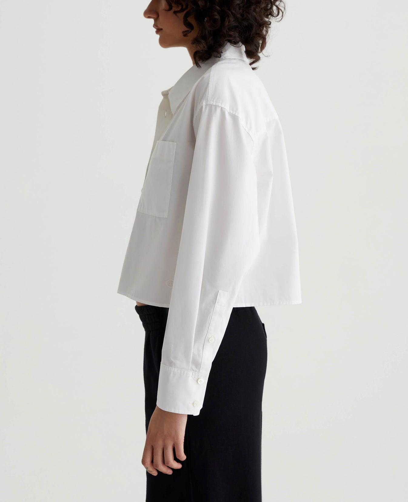 Aubrey Shirt Pearl White Womens Top Photo 4