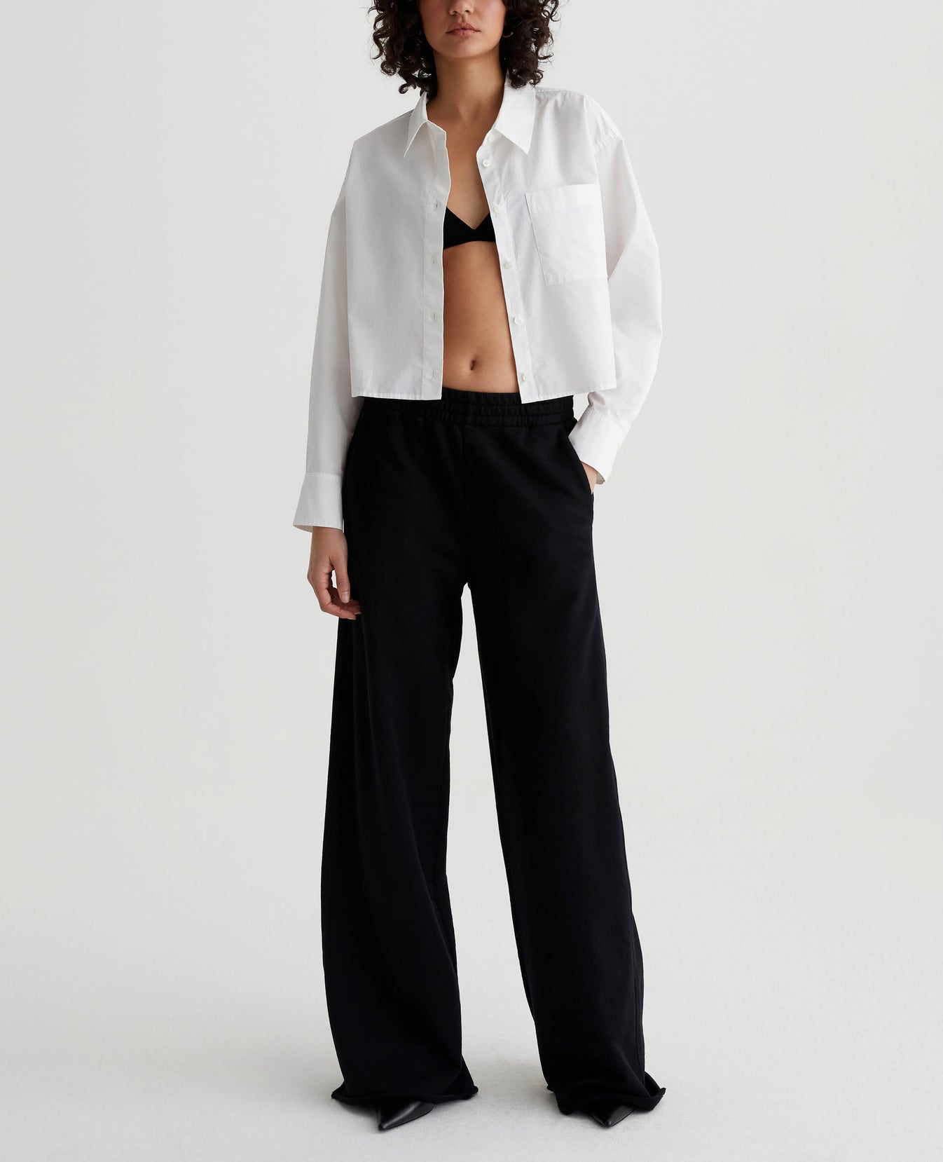 Aubrey Shirt Pearl White Womens Top Photo 5