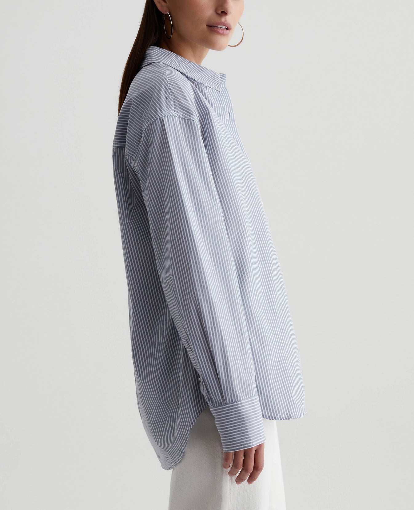 Addison Shirt Bay Stripe Blue Multi Womens Top Photo 2