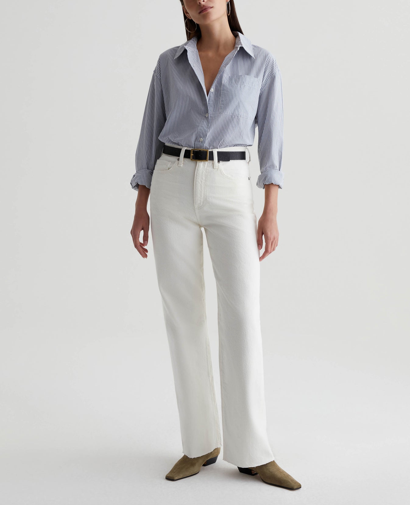 Addison Shirt Bay Stripe Blue Multi Womens Top Photo 4