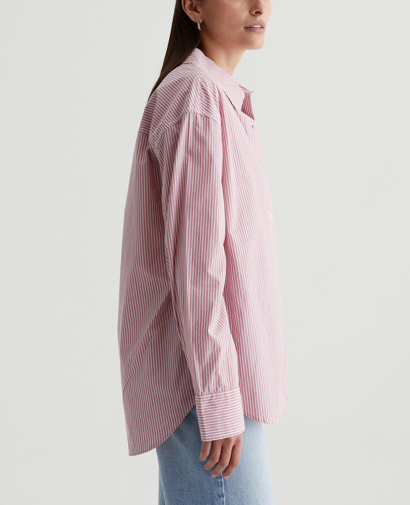 Addison Shirt Bay Stripe Pink Multi Womens Top Photo 2