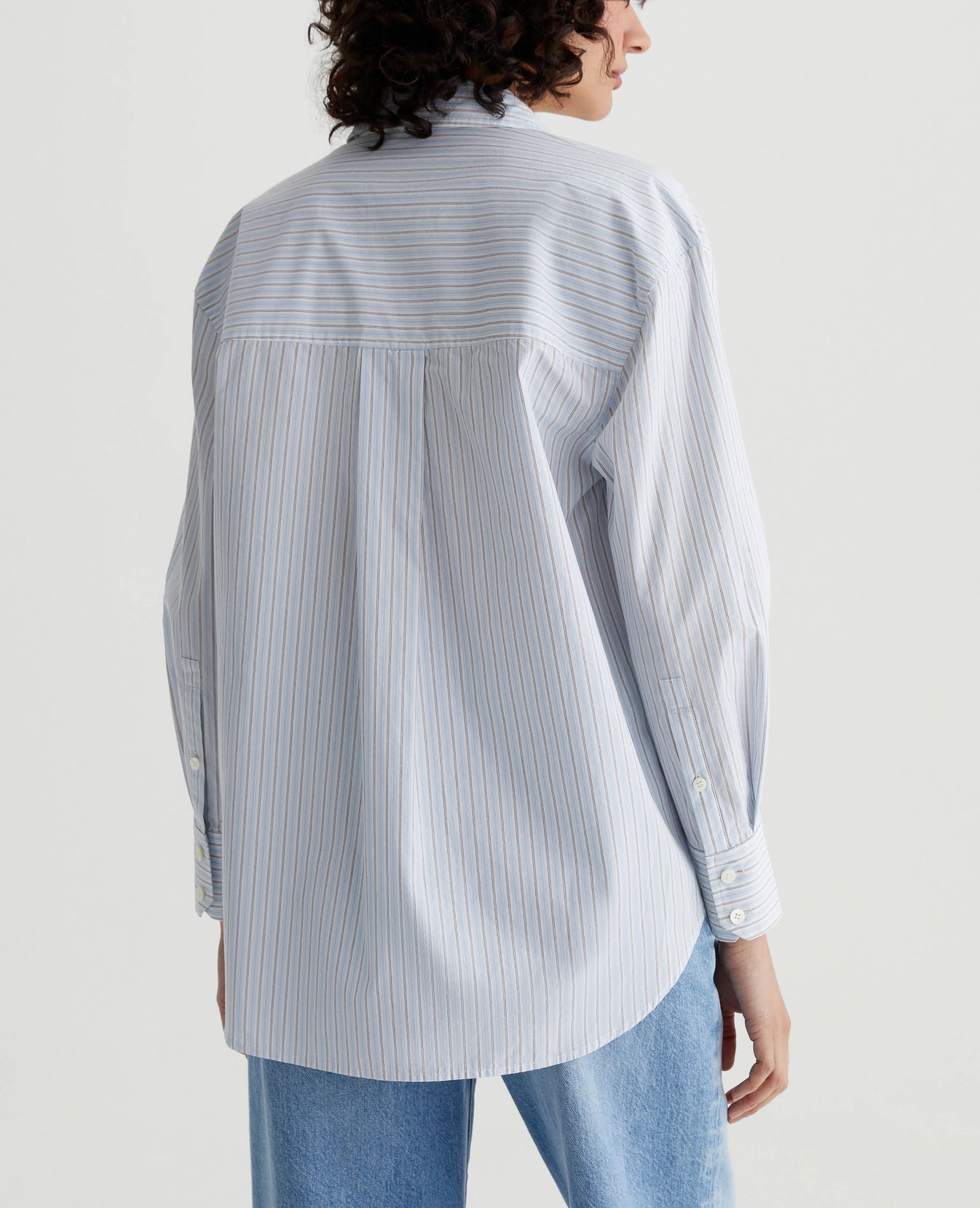 Addison Shirt Gallery Stripe Blue Multi Womens Top Photo 6