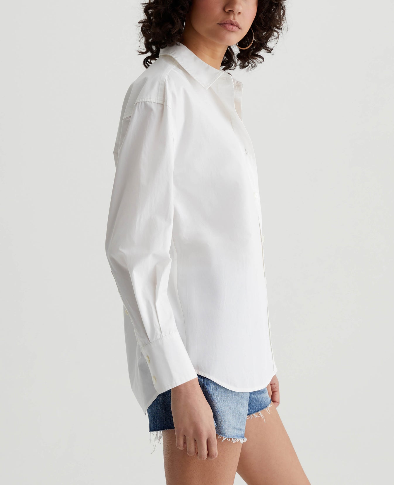 Addison Shirt Pearl White Womens Top Photo 5