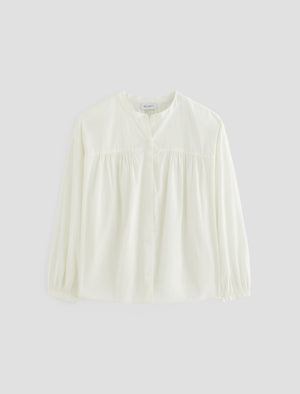 Maven Powder Shirred Blouse Women Top Photo 9