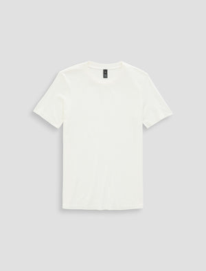 Jagger Crew Ivory Dust Classic Fit S/S Crew Neck T-Sh Womens Top Photo 9